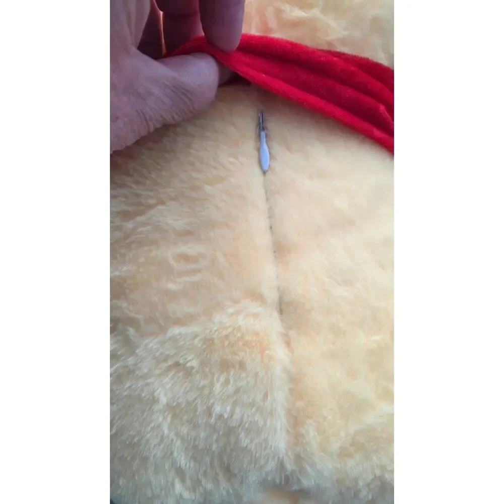 Winnie the Pooh Blanket Inside Plush Toy 40x60 Heart Zip Storage Pillow NWOT